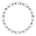 Bezel-Set Beaded Eternity Band