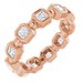 Bezel-Set Beaded Eternity Band