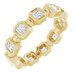 Bezel-Set Beaded Eternity Band