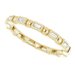 Bezel-Set Beaded Eternity Band
