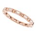 Bezel-Set Beaded Eternity Band