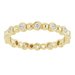 Bezel-Set Beaded Eternity Band