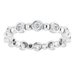 Bezel-Set Beaded Eternity Band