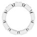 Bezel-Set Beaded Eternity Band