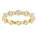 Bezel-Set Beaded Eternity Band