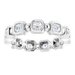 Bezel-Set Beaded Eternity Band