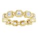 Bezel-Set Beaded Eternity Band