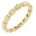Bezel-Set Beaded Eternity Band