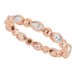 Bezel-Set Beaded Eternity Band