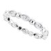 Bezel-Set Beaded Eternity Band