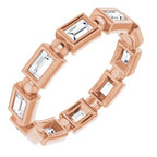 Bezel-Set Beaded Eternity Band