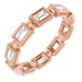 Bezel-Set Beaded Eternity Band