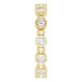 Bezel-Set Beaded Eternity Band