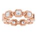 Bezel-Set Beaded Eternity Band