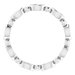 Bezel-Set Beaded Eternity Band