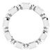 Bezel-Set Beaded Eternity Band