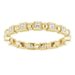 Bezel-Set Beaded Eternity Band