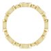 Bezel-Set Beaded Eternity Band