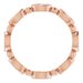 Bezel-Set Beaded Eternity Band
