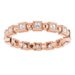 Bezel-Set Beaded Eternity Band