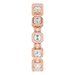 Bezel-Set Beaded Eternity Band