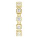 Bezel-Set Beaded Eternity Band