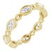 Bezel-Set Beaded Eternity Band