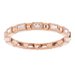 Bezel-Set Beaded Eternity Band