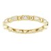 Bezel-Set Beaded Eternity Band