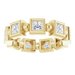 Bezel-Set Beaded Eternity Band