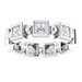 Bezel-Set Beaded Eternity Band