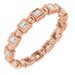 Bezel-Set Beaded Eternity Band