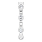 Bezel-Set Beaded Eternity Band