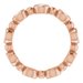 Bezel-Set Beaded Eternity Band