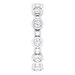 Bezel-Set Beaded Eternity Band