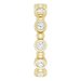 Bezel-Set Beaded Eternity Band