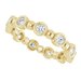 Bezel-Set Beaded Eternity Band