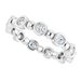 Bezel-Set Beaded Eternity Band