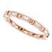 Bezel-Set Beaded Eternity Band