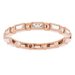 Bezel-Set Beaded Eternity Band