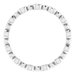 Bezel-Set Beaded Eternity Band