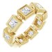 Bezel-Set Beaded Eternity Band