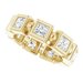 Bezel-Set Beaded Eternity Band