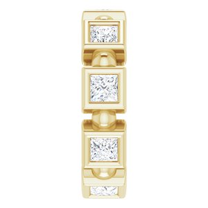 Bezel-Set Beaded Eternity Band