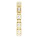 Bezel-Set Beaded Eternity Band