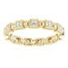 Bezel-Set Beaded Eternity Band