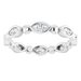 Bezel-Set Beaded Eternity Band