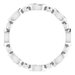 Bezel-Set Beaded Eternity Band