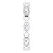 Bezel-Set Beaded Eternity Band