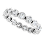 Bezel-Set Eternity Band